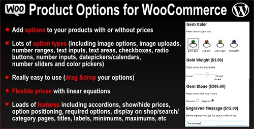 CodeCanyon - Product Options for WooCommerce v2.41 - WP Plugin