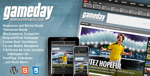 ThemeForest - Gameday v2.4 - Wordpress Sports Media Theme