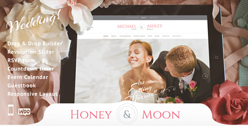 ThemeForest - Honeymoon v4.0 - Wedding Responsive Theme