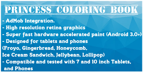 CodeCanyon - Princess Coloring Book With AdMob