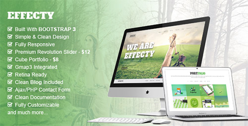 ThemeForest - Effecty - Responsive Single Page Template - RIP