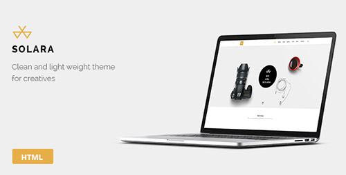 ThemeForest - Solara - One Page HTML Template - RIP