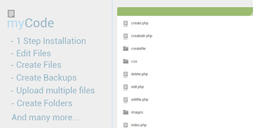 CodeCanyon - myCode - PHP/jQuery Online FTP and Editing v1.1