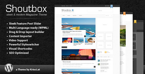 ThemeForest - Shoutbox v1.5 - WordPress Magazine Template