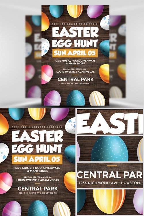 Easter Egg Hunt Flyer Template