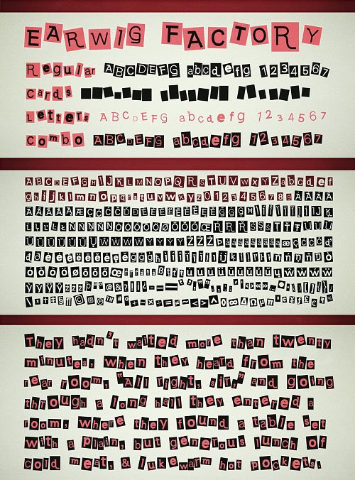 earwig factory par typodermic fonts torrent