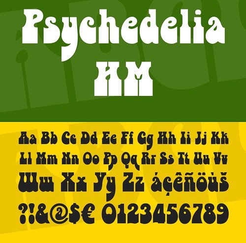 Psychedelia Font Style