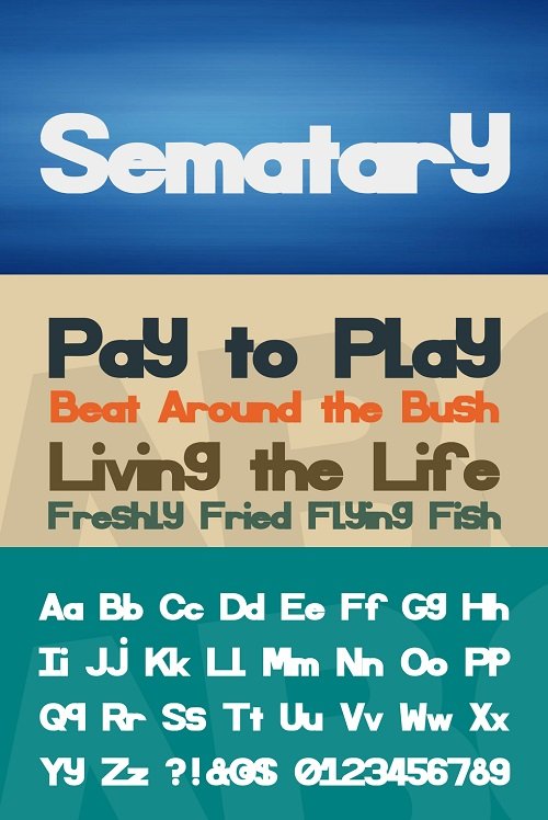 Sematary Font Style