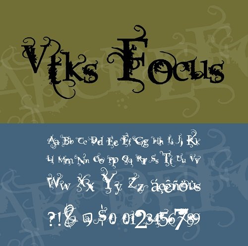 Focus Font Style