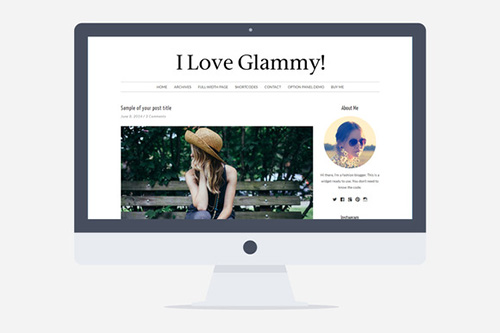 CreativeMarket - Glammy v1.1 - Responsive Wordpress Theme