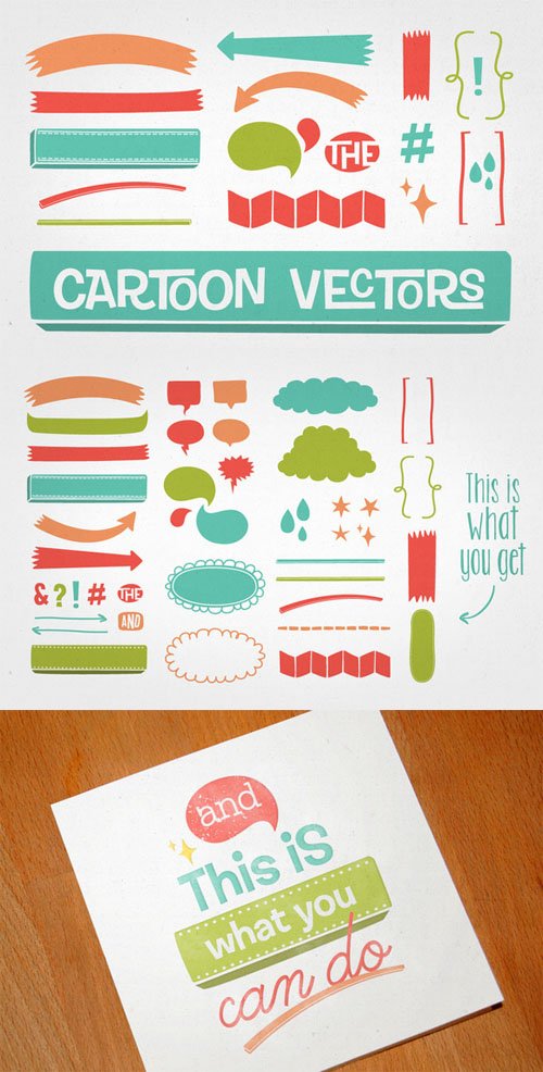 Cartoon Vectors - Creativemarket 6507