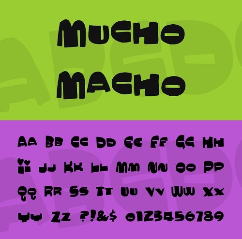 Mucho Font Style