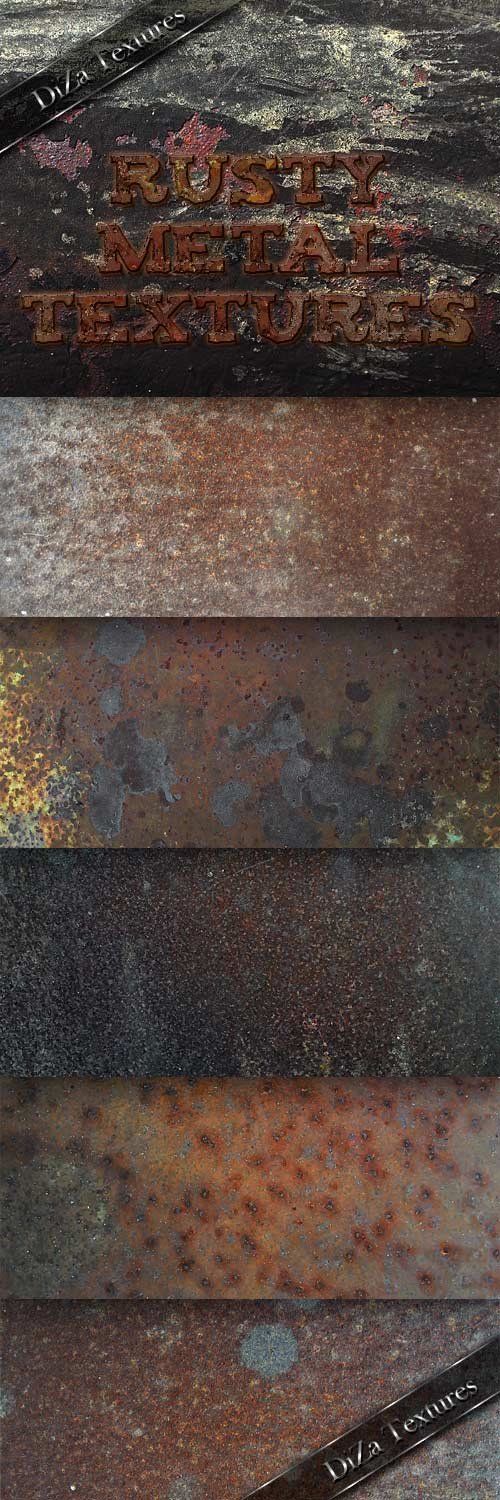 Rusty metal textures