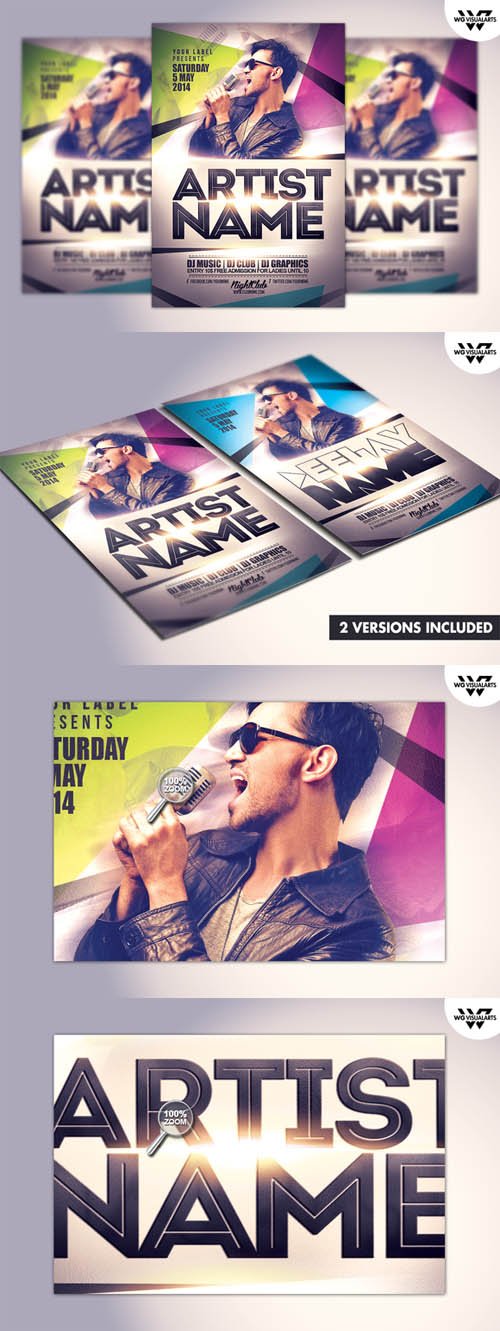 Artist and Deejay Flyer Template