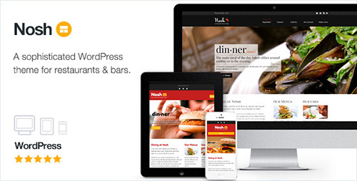 ThemeForest - Nosh v2.2 - Restaurant and Bar WordPress Theme