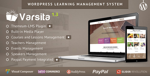 ThemeForest - Varsita v1.3 - WordPress Learning Management System