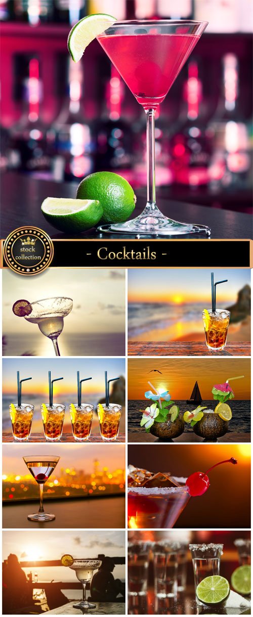 Cocktails, Martini - stock photos
