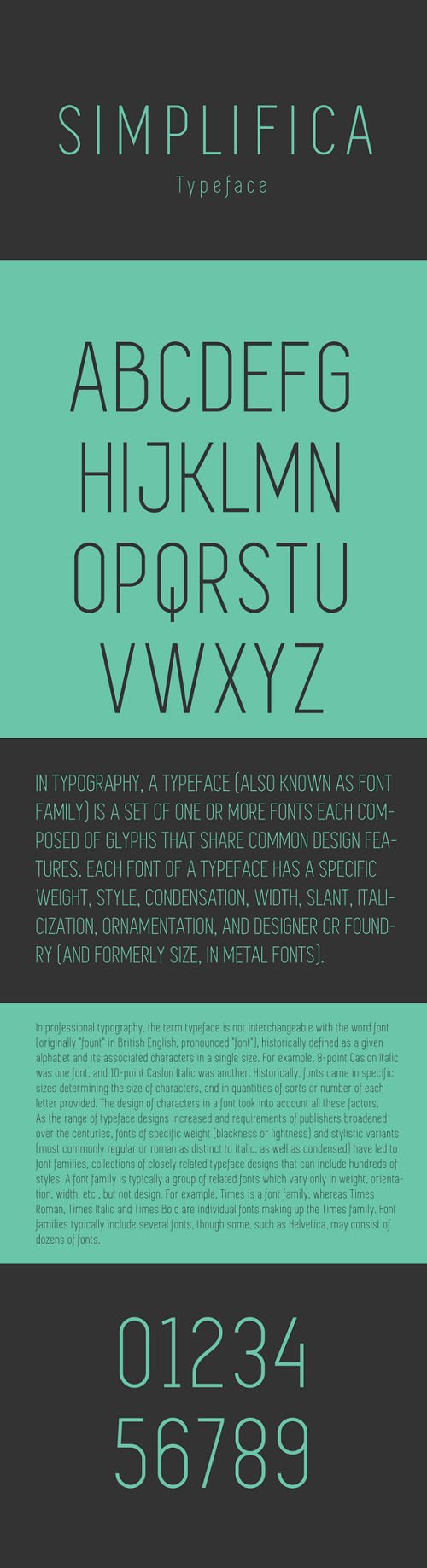 Simplfica Font Style