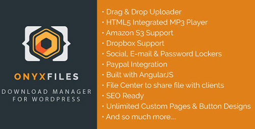 CodeCanyon - Onyx Files v1.1 - Download Manager for WordPress
