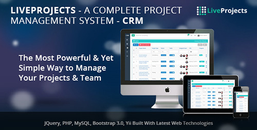 CodeCanyon - LiveProjects v1.1 - Complete Project Management CRM