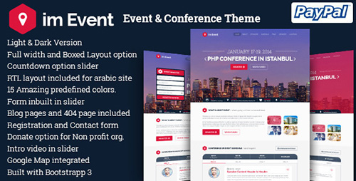 ThemeForest - im Event v2.2 - Event & Conference WordPress Theme