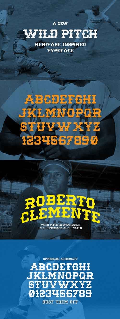Wild Pitch Font Style