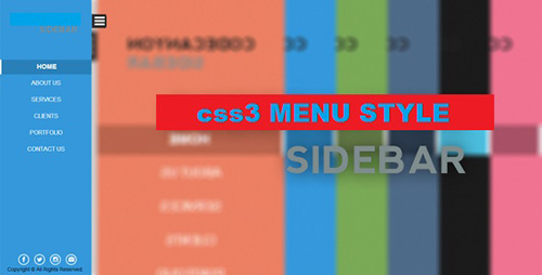 DevelopGo - CSS3 Easy SideBar Menu