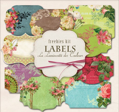 Scrap Kit - Floral Labels