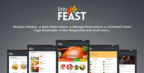 ThemeForest - LinoFeast v4.0 - Restaurant Responsive Wordpress Theme