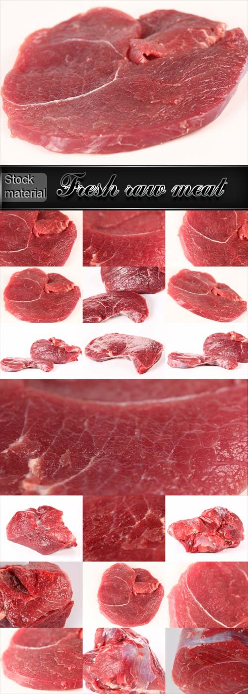 Fresh raw meat Raster Graphics