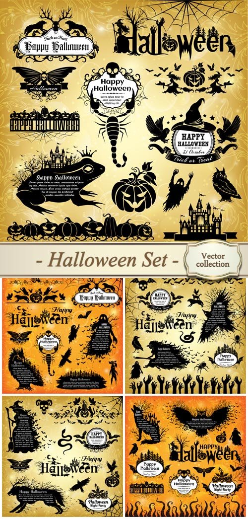 Halloween Vector Set