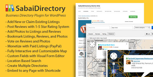CodeCanyon - Sabai Directory v1.3.25 - plugin for WordPress - 4505485