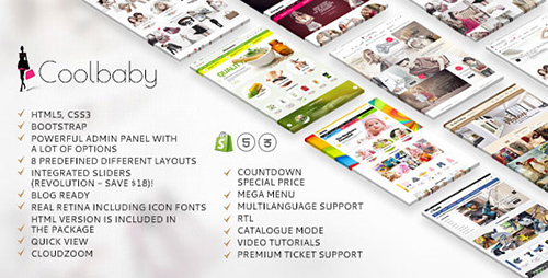 ThemeForest - Coolbaby v1.30 - Shopify responsive original theme - 12334418