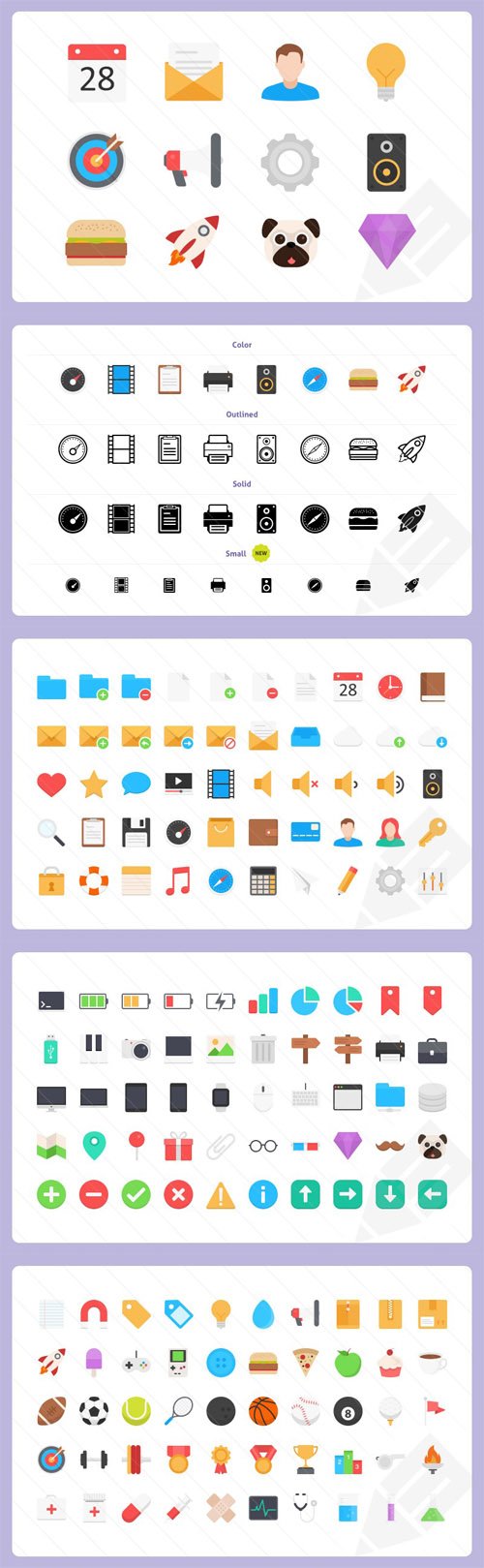Vector Filo - Flat Vector Icons Pack