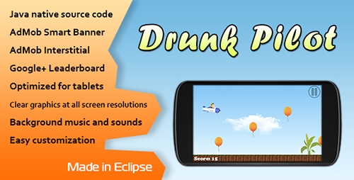 CodeCanyon - Drunk Pilot with AdMob and Leaderboard v1.0 - 10856197