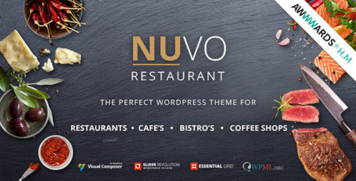 ThemeForest - NUVO v5.5.1 - Cafe & Restaurant WordPress Theme - 9001349