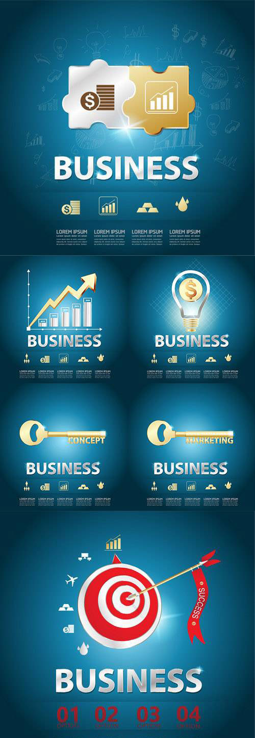Vector Business Concept Infographics