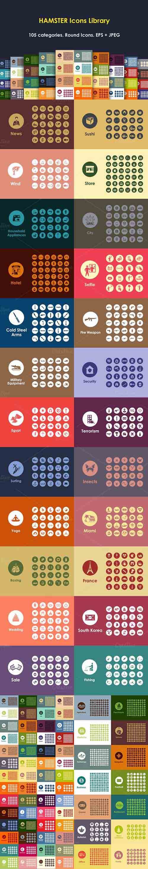 CM - HAMSTER Round Icons Library 462471