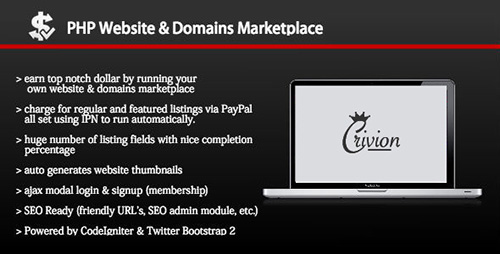 CodeCanyon - PHP Website and Domains Marketplace v1.4 - 10301900
