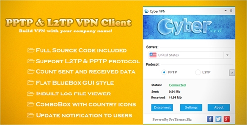 CodeCanyon - PPTP & L2TP VPN Client v1.0 - 8167857