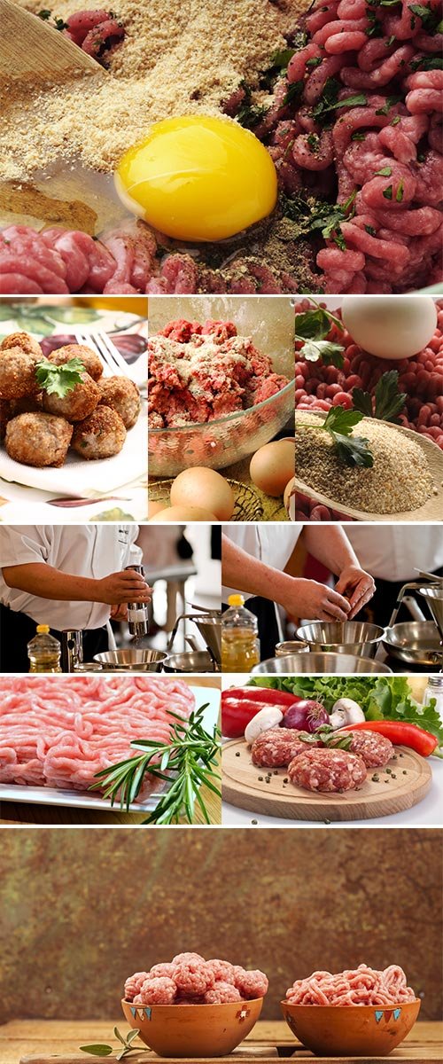 Stock Image Preparation of meatballs