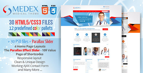 ThemeForest - Medex - Medical Doctor and Health care Responsive (Update: 16 July 15) - 3934633