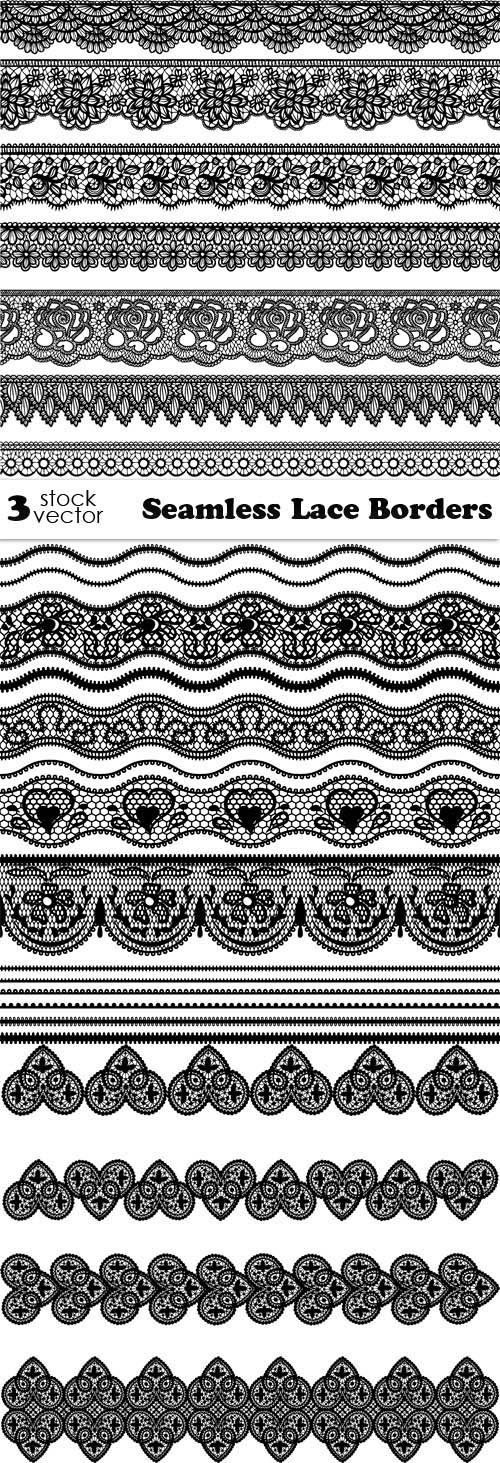 Vectors - Seamless Lace Borders