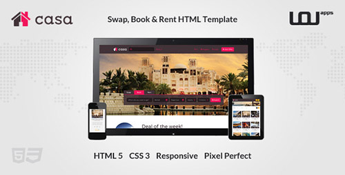 ThemeForest - Casa - Swap, Book & Rent HTML Template (Update: 19 February 15) - 6703459