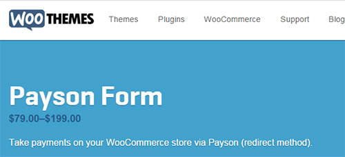 WooThemes - WooCommerce Payson Form v1.6.2