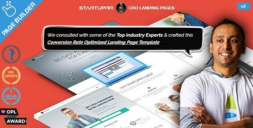 ThemeForest - Startuprr v2.0 - Conversion Optimize Landing Page Template with Page Builder - 14010109