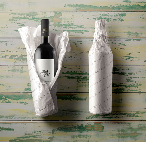 Wine Bottle Paper Wrap