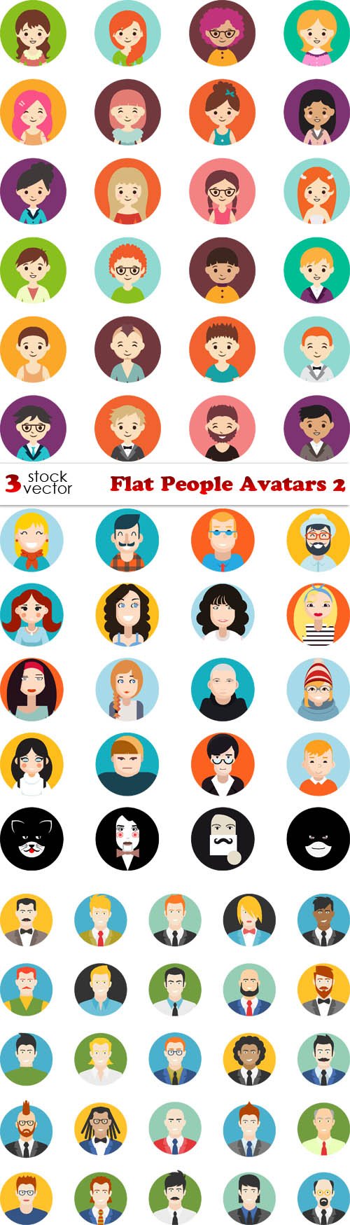 Vectors - Flat People Avatars 2