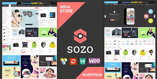 ThemeForest - SOZO v1.0 - Full Screen Mega Shop Theme - 13193227