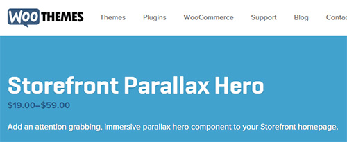 WooThemes - Storefront Parallax Hero v1.4.4